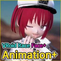 VRoid Race Face+ Animation+