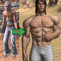 Max Stats 100 -> 500