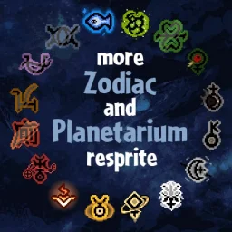 More Zodiac and Planetarium Items Resprites