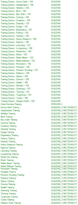 Cheat Training Dummies 0