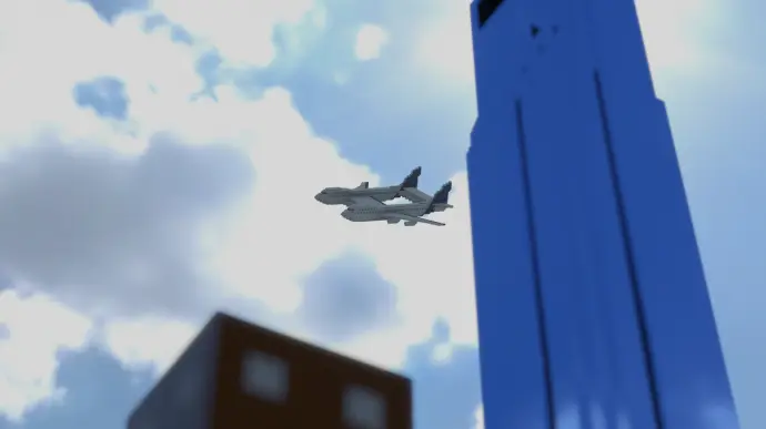 Spawnable Mini Boeing 747 - 8 0